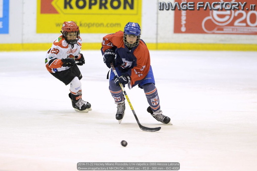 2014-11-22 Hockey Milano Rossoblu U14-Valpellice 0868 Alessia Labruna